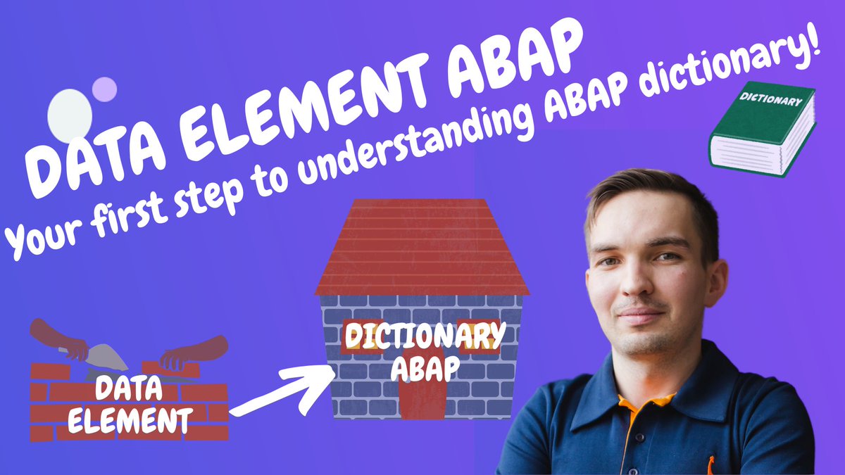 blog_abap's tweet image. Data Element SAP ABAP | Dictionary ABAP youtu.be/styweh7XuJs?si… via @YouTube 
SAP ABAP Data Element in ABAP Dictionary. Data Element ABAP an important part Dictionary ABAP.
#abap #sapabap #sap #abapsap #ArturABAP
