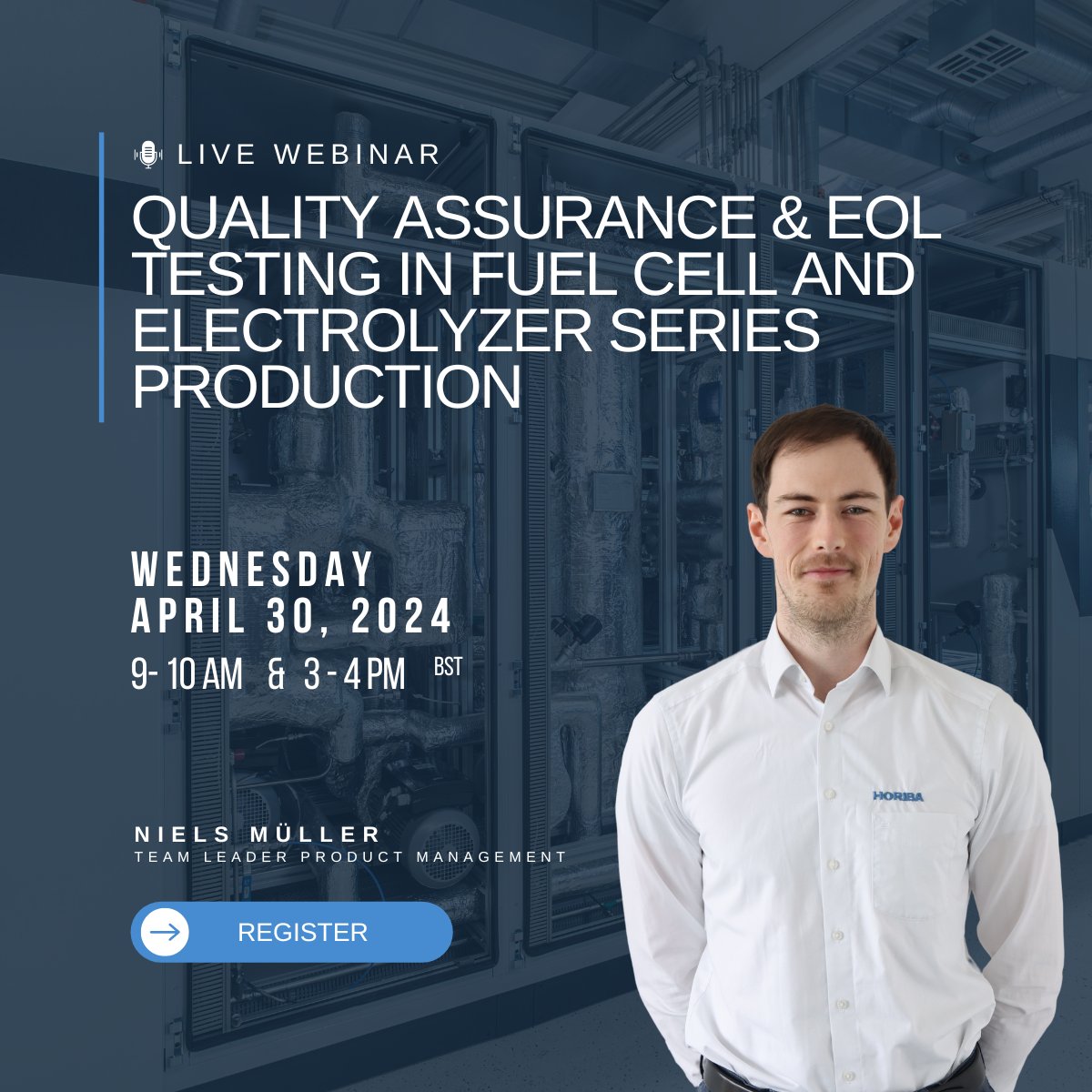 1 week until our webinar on the challenges of #electrolyser usage and #HORIBA's solutions for accurate #rawmaterialanalysis, online measurements, post-mortem analysis of electrolysers and testing next-generation electrolysers. Register: horiba.link/r15 #greenhydrogen