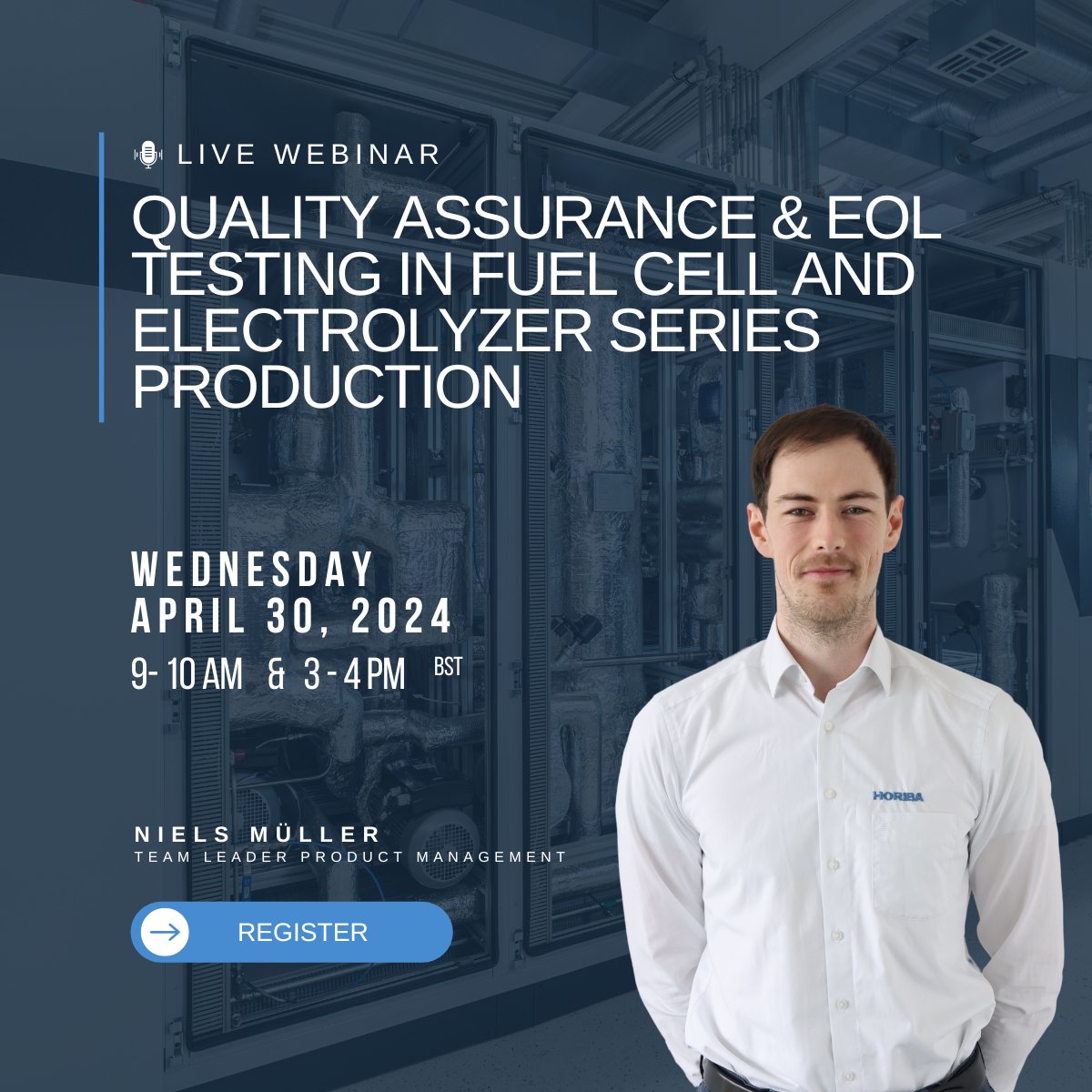 HORIBA_UK's tweet image. 1 week until our webinar on the challenges of #electrolyser usage and #HORIBA's solutions for accurate #rawmaterialanalysis, online measurements, post-mortem analysis of electrolysers and testing next-generation electrolysers. 

Register: horiba.link/r15  

#greenhydrogen