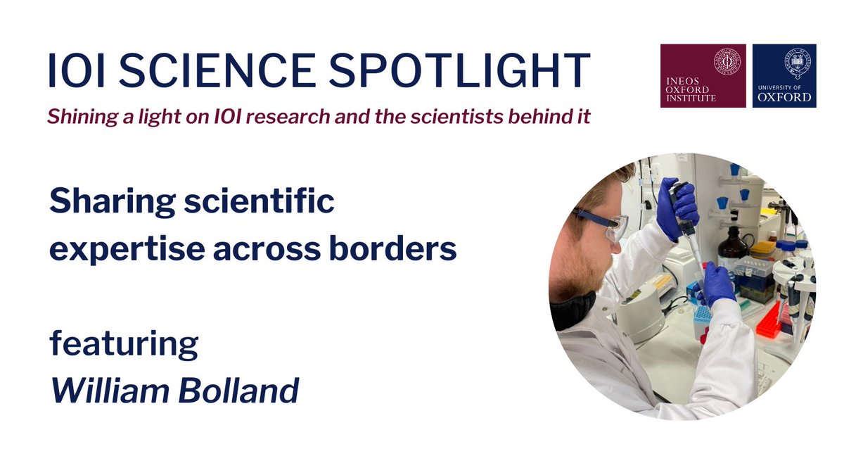 Ineos Oxford Institute for Antimicrobial Research (@ineosoxford) on Twitter photo 🧪 William Bolland is the first student from the Oxford - Pasteur PhD exchange program, which links the expertise of <a href="/institutpasteur/">Institut Pasteur, since 1887</a> and Oxford to advance #AMR research
We caught up with him to hear about his time spent with the IOI
Learn more 👉 ow.ly/peE550RjJLf 🧪 William Bolland is the first student from the Oxford - Pasteur PhD exchange program, which links the expertise of <a href="/institutpasteur/">Institut Pasteur, since 1887</a> and Oxford to advance #AMR research
We caught up with him to hear about his time spent with the IOI
Learn more 👉 ow.ly/peE550RjJLf