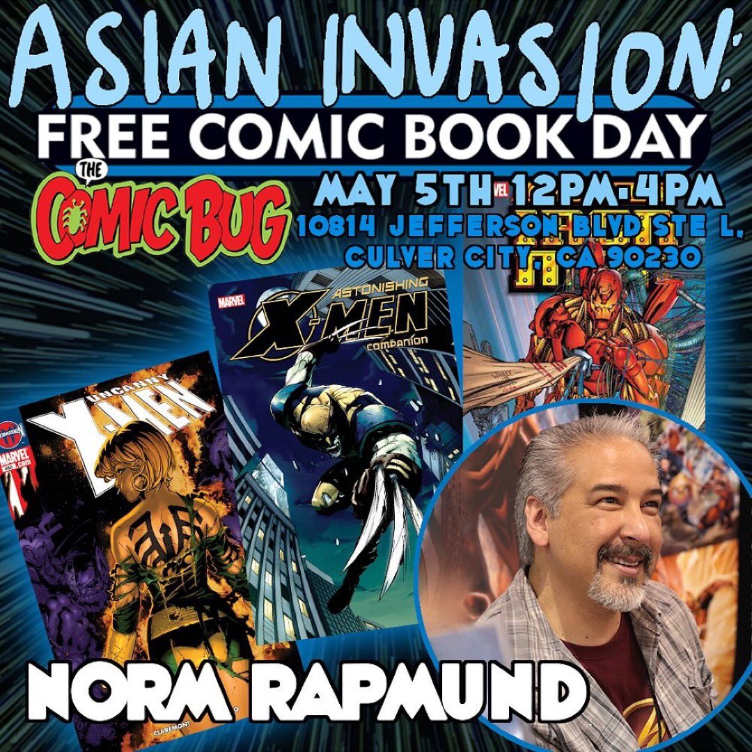 Also did you guys know it’s our 20 year anniversary?! We can’t wait to see all of you there!!! 

#FCBD #FreeComicBookDay #Comics #ManhattanBeach #CulverCity