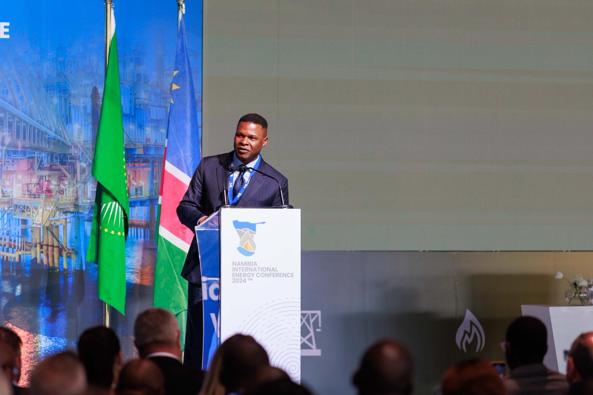 The African Energy Chamber (AEC) Executive Chairperson Mr @nj_ayuk during the official opening ceremony of the @NIEConference 2024 (NIEC) highlighted how the Chamber will actively contribute to enhancing Namibia's local content. The AEC is also the strategic partner of NIEC.