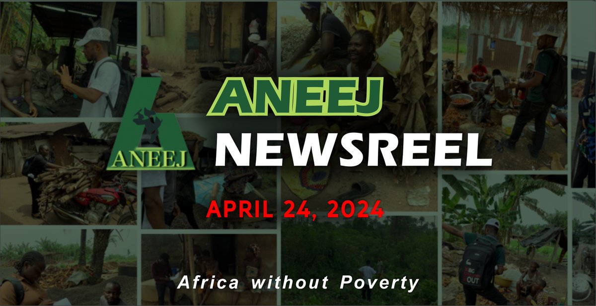 Hi All, Here is our latest Newsreel for April 24, 2024 👇 mailchi.mp/2d7ea7e545b7/a… ...keeping you updated with our activities @officialEFCC @FedMinOfJustice @NigeriaGov @PoliceNG @UNEP @UNFCCC @FinMinNigeria @realityofaid