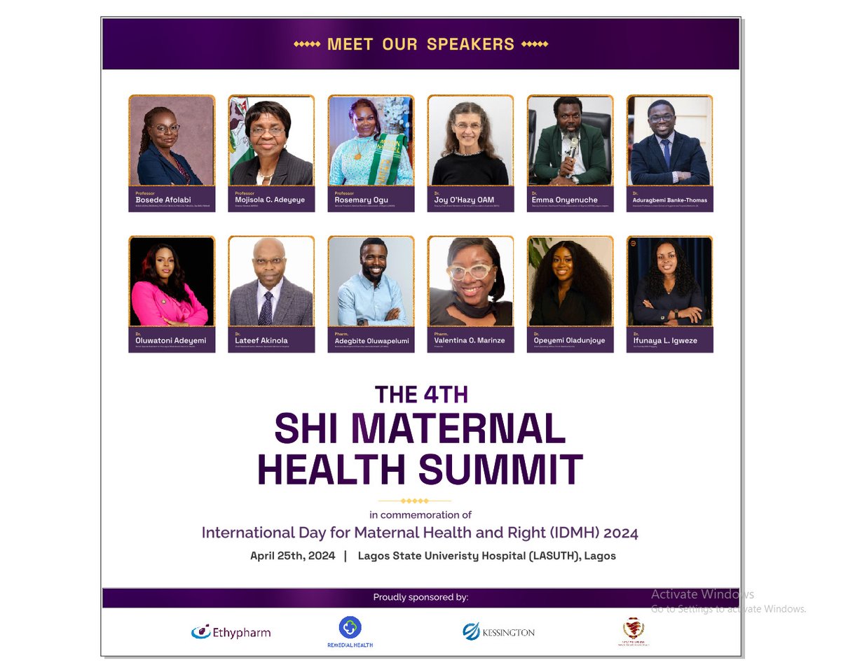 SAFER_HANDS's tweet photo. As we gear up for tomorrow, we'd like to showcase our array of speakers, panellists, sponsors & partners.
We hope to see you there.
#Maternalhealthsummit #IDMH #IDMH2024 #SHI #MaternalHealth #MaternalRights #summit #SHIMaternalHealthSummit #SHISummit #SDG3 #SDGs #Collaborations https://t.co/zCUhR0oh9a
