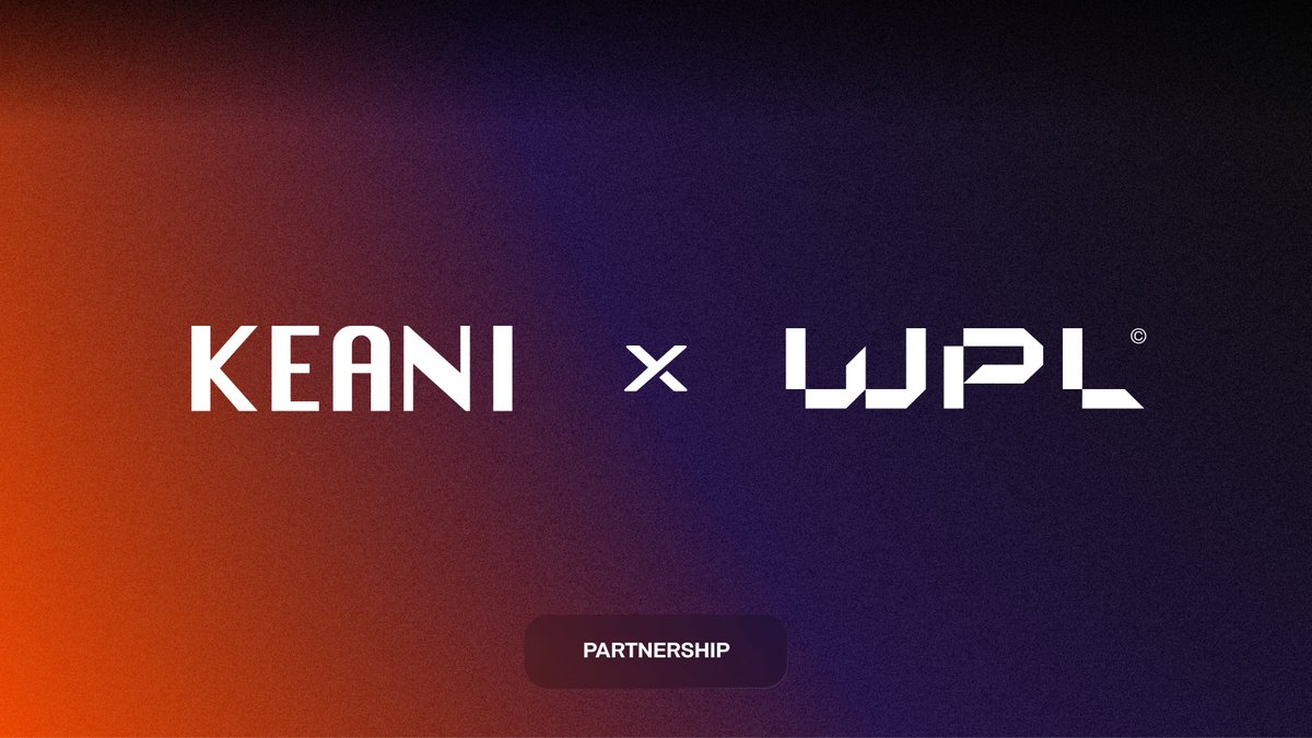 🆕 PARTNERSHIP ANNOUNCEMENT

We're thrilled to unveil our Partnership with @WorldPlayLeague! ⚡️

Backed by @Immutable & @Google, WPL is the world's first player-owned game platform, integrating AI/ML tooling for game studios to evolve the gaming experience.

As partners, we're