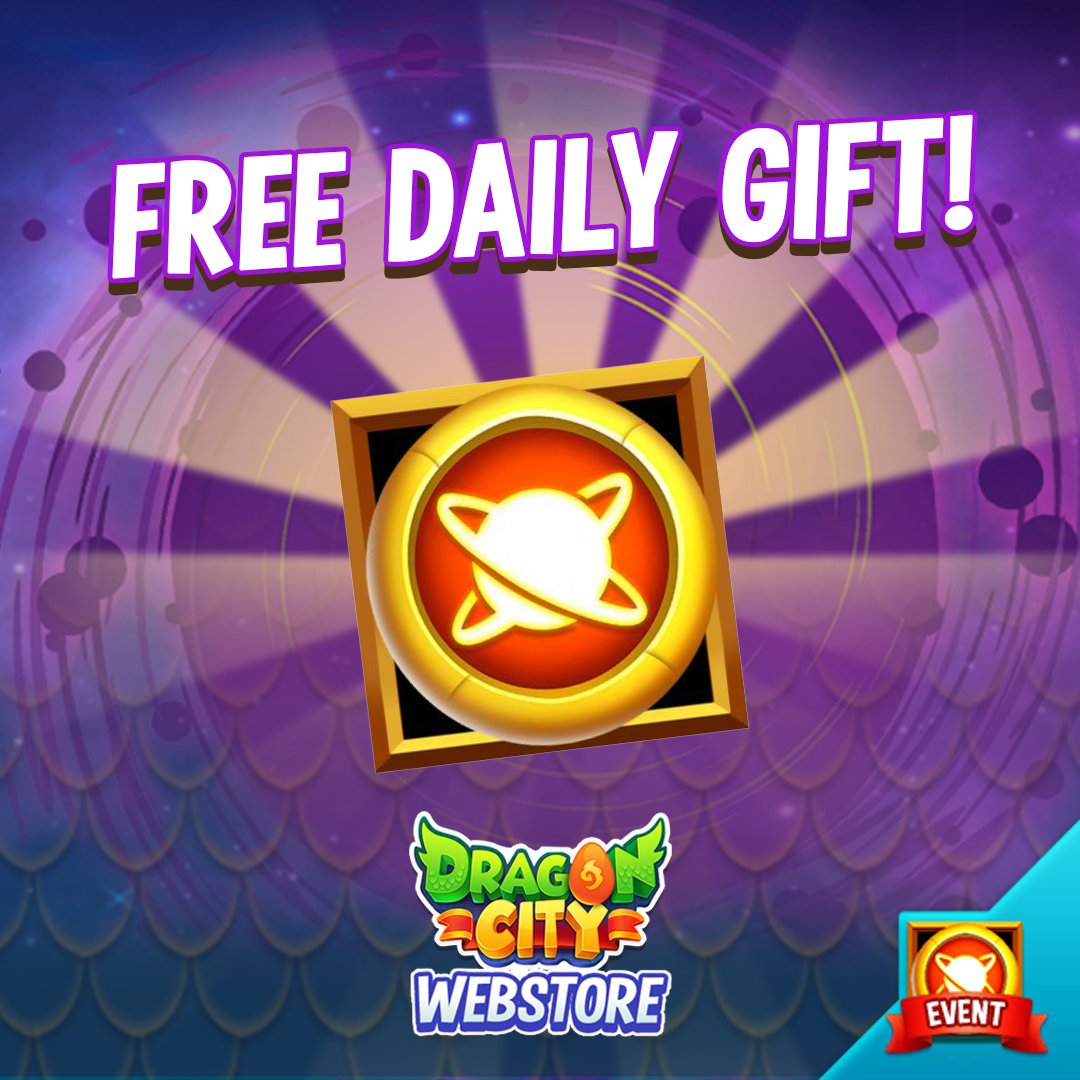 ✨ Remember to visit the #DragonCity Webstore every day of the week to claim your FREE Quantum Insignia and receive a bonus reward on day 7… Five (5) extra Insignias are waiting for you if you complete the Daily Streak! 🪐 dragoncitygame.com/?utm_source=TW…

#FreeGift #MobileGame