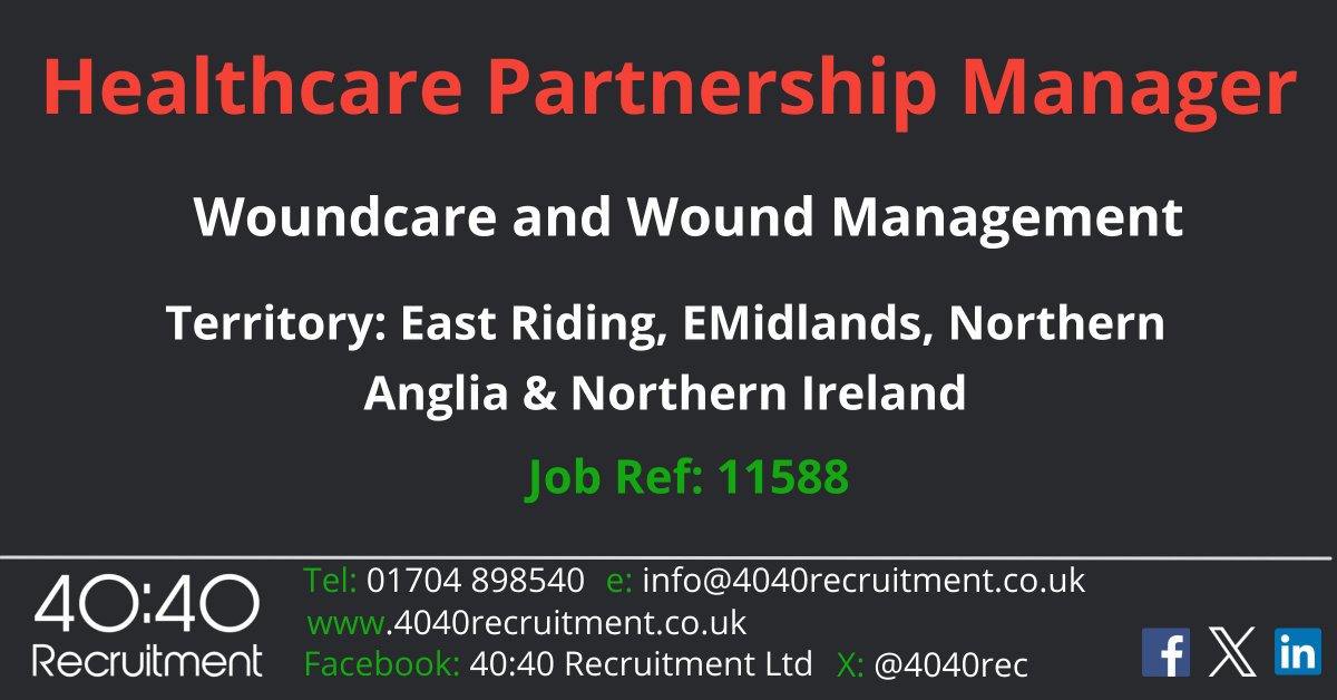 REF: 11588 HEALTHCARE PARTNERSHIP MANAGER - #EASTUK Details at: zurl.co/yXNZ   #nhsliaison #HDM #HPM #KAM #keyaccountmanager #humber #eastmidlands #eastanglia