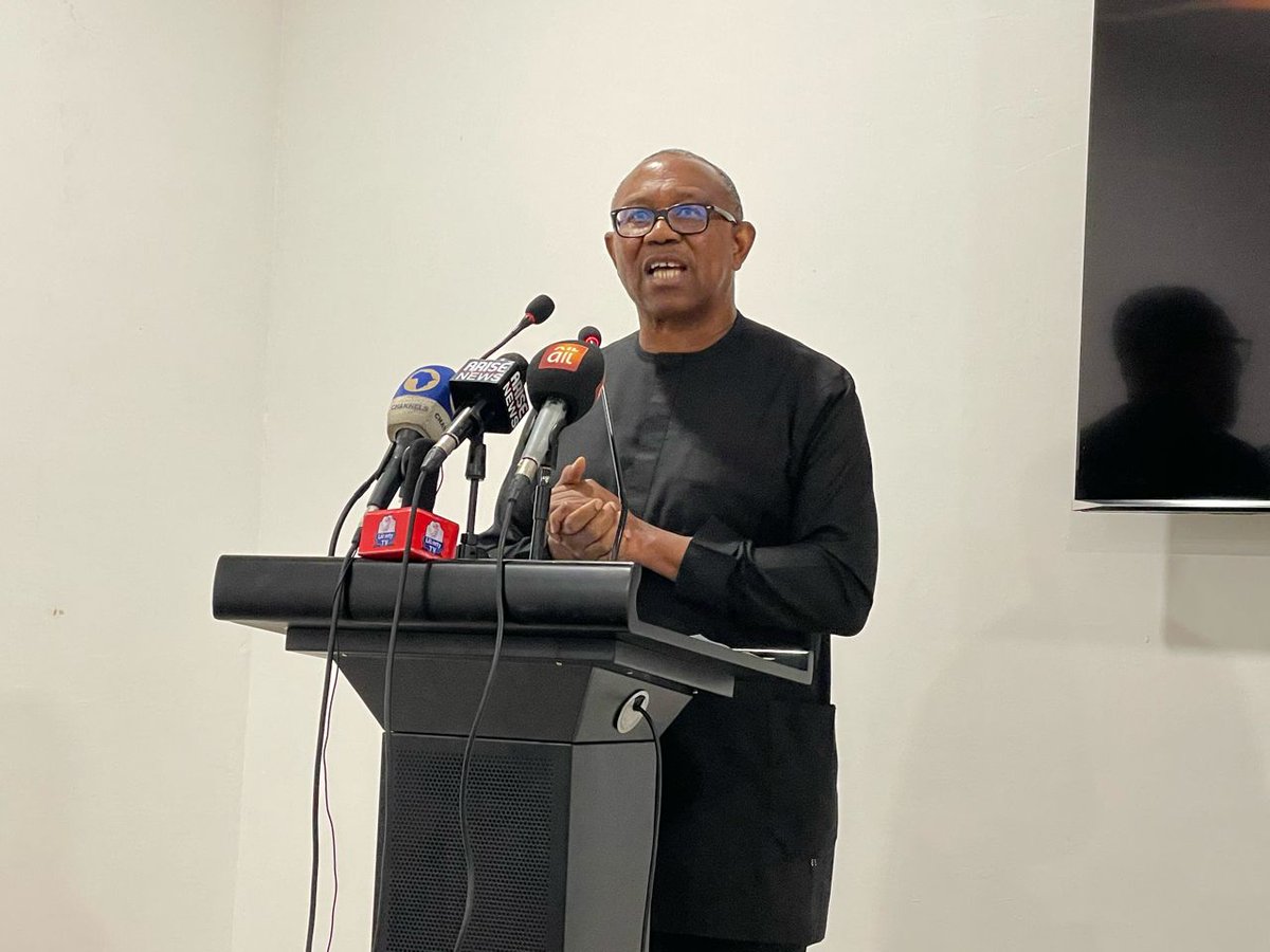 Water and Education Challenge by Mr. @PeterObi Today, the 24th of April 2024 in Abuja Mr. Peter Obi held a press conference, outlining his plans to tackle two critical issues facing Nigeria: water scarcity and the education crisis. Here's an overview of his perspectives and