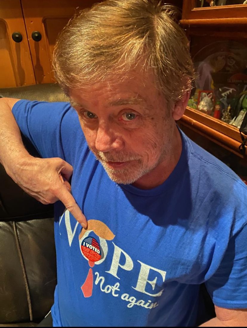 I stand with @MarkHamill - can I see a show of support for the Force?