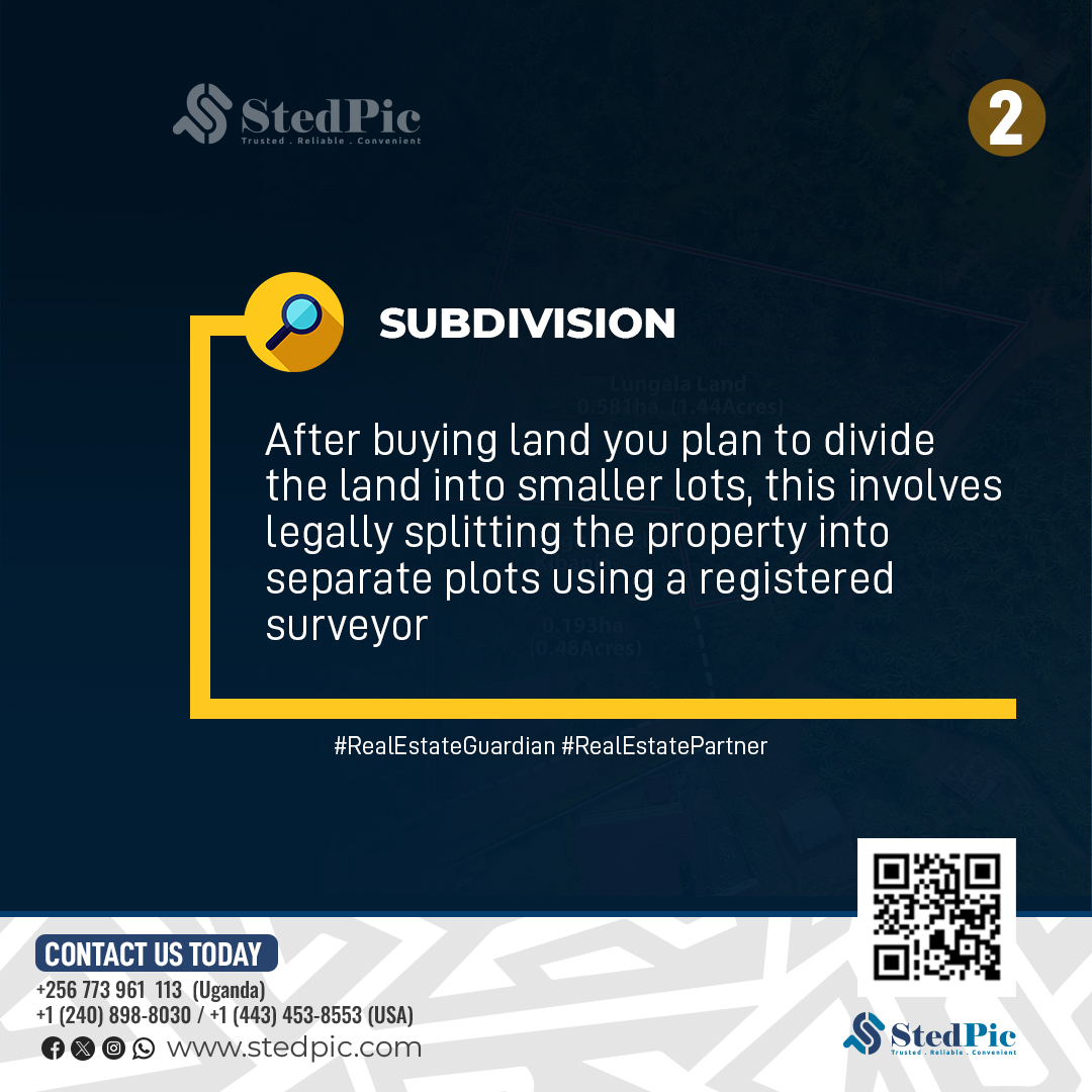 Stedpicug256's tweet photo. 🏞️ Subdivision: Dividing up the land into smaller sections in compliance with the law. This makes it possible to use or develop the land more effectively. https://t.co/YEgKO9xCR5