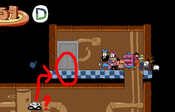 After P-Ranking Crust Cove in Swap Mode, there is a 1 in 1000 chance a grey door will appear where Gerome is. This door is speculated to lead to Gaster from the hit indie game Undertale by Toby Fox. When asked about this, McPig  said 'get out of my house or i'm calling the cops.'