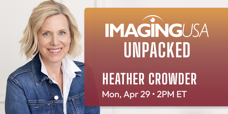 School, sports and events photographers - Heather Crowder, @heather_crowder, is breaking down her class from #ImagingUSA 2024. 📸 Next Monday, 4/29 at 2 pm ET ask her your questions - register now 💻 imagingusa.com/unpacked