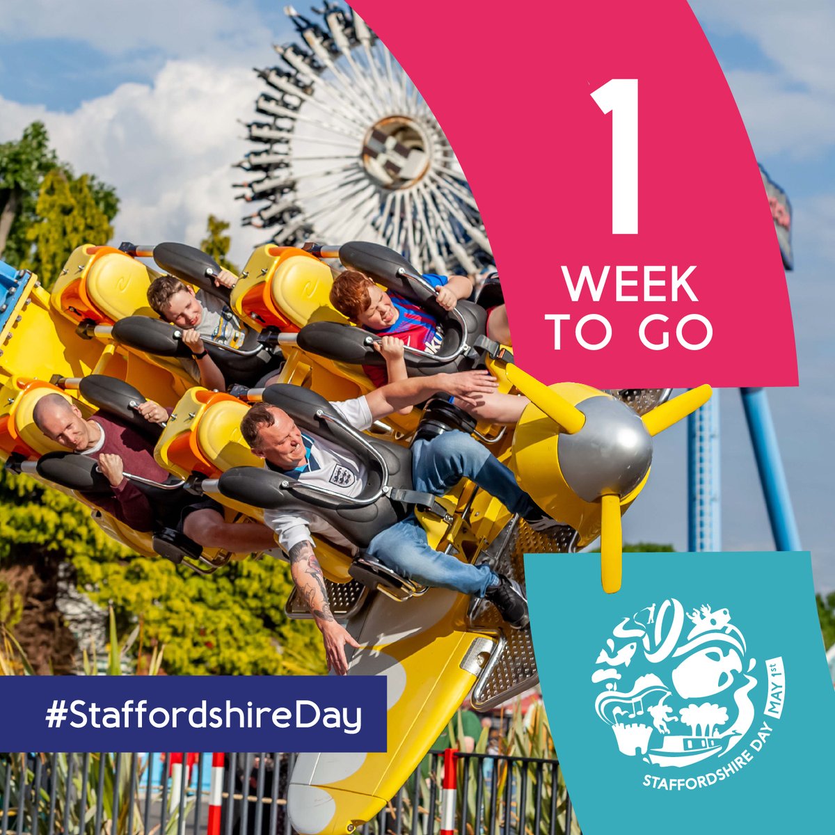 ONE WEEK TO GO! Staffordshire Day 2024 is just one week away and we need your help to celebrate🎉 Download the toolkit and get ready to share your favourite images of the county 📸 bit.ly/49vYZ9O #StaffordshireDay