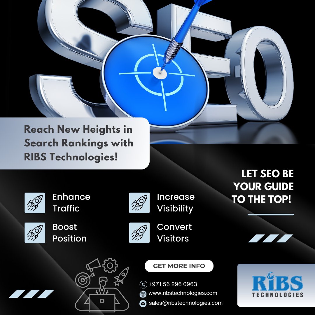 🔎 Feeling Lost in Search #Results? Let #SEO Be Your Guide to the Top! 🌟

#ribstechnologies
#searchengine
#googlesearch
#rankingtop
#dubai 
#businessbay
#UAE 
#digitalmarketingagency