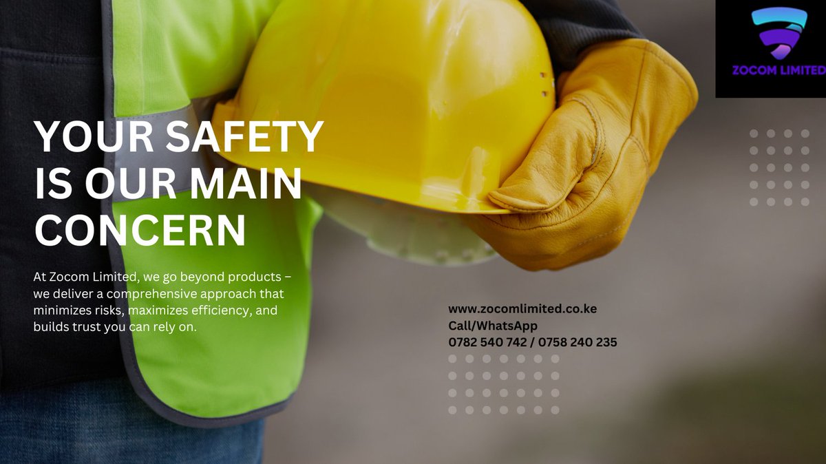 Your safety. Our expertise. Unwavering commitment.

#safetyfirst #SafetySolutions #TrustedPartner #MakeSafetyCount #SafetyFirstKenya