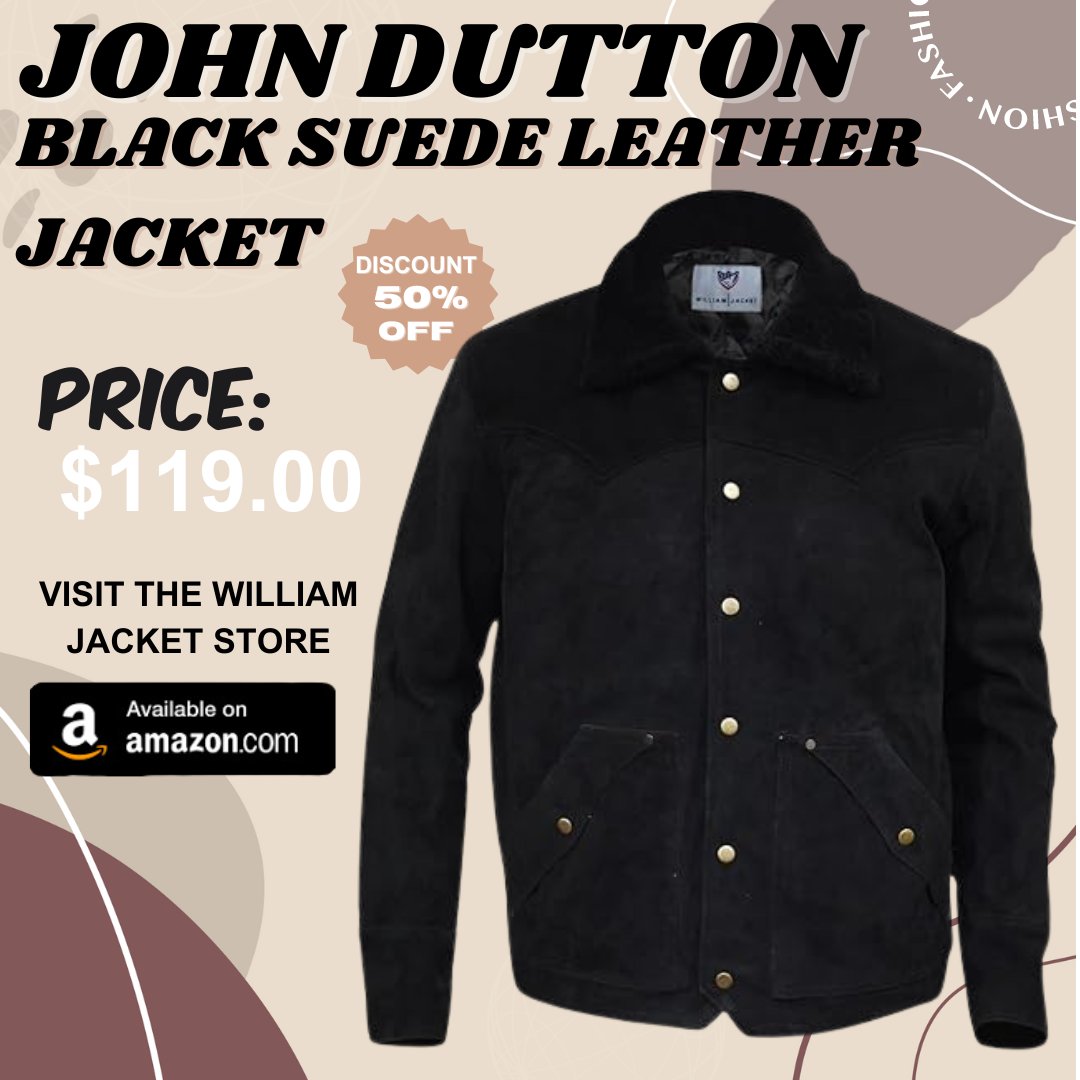 Dutton's Power Play: Own a piece of the ranch with a John Dutton-like black suede jacket. 
Get Order Now!👇
tinyurl.com/d4txeypk
#YellowstoneBoss #FallStyle #MensClothing #GetTheLook