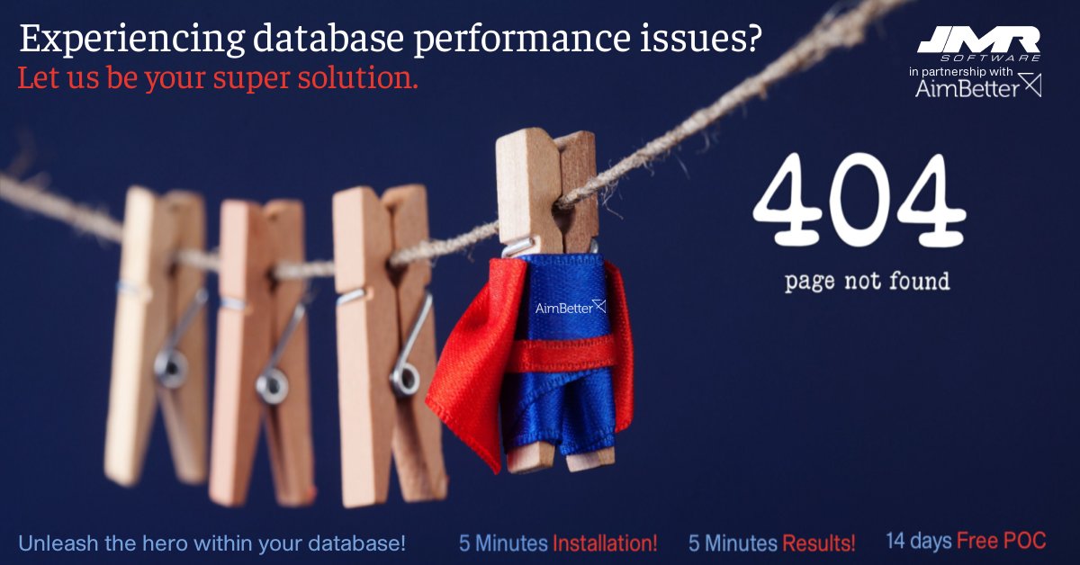 Database underperforming? We've got your superhero solution! Contact us and try our power-packed solution with a 14-day Free POC!
jmr.co.za/database-monit…
#RootCauseAnalysis #ProblemSolving #ProcessImprovement #DataAnalysis #ProblemSolvers #JMRSoftware #tech #technology #software