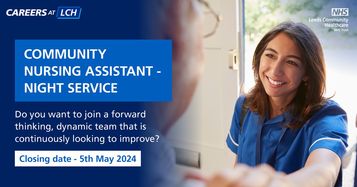 We're on the lookout for compassionate Community Nursing Assistants to join us in providing exceptional care that transcends the ordinary! As a vital member of our team, you'll play a crucial role in delivering nursing interventions to patients in the comfort of their own homes -…