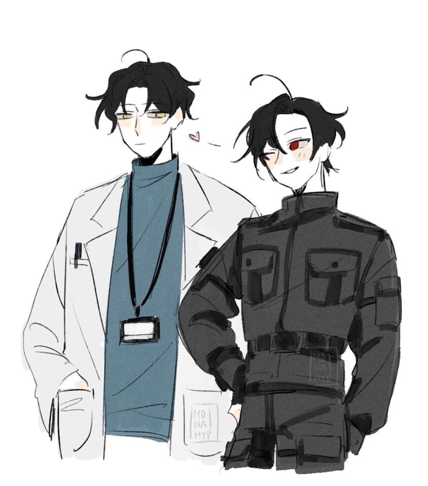 doctor x mobile police #WangXian #MDZS 
(not so sure about the outfit though, i tried)