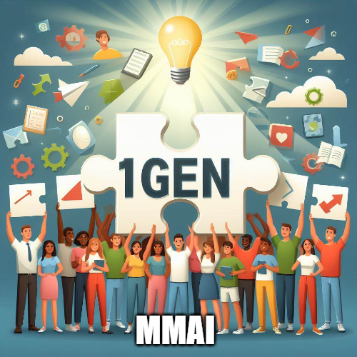 mmaibtc's tweet photo. Together, we complete the picture of innovation! Be part of something extraordinary as we unlock the potential of 1gen. Your piece of the puzzle is waiting! #1gen #GENAI #MMAI https://t.co/VDitWbkjkG