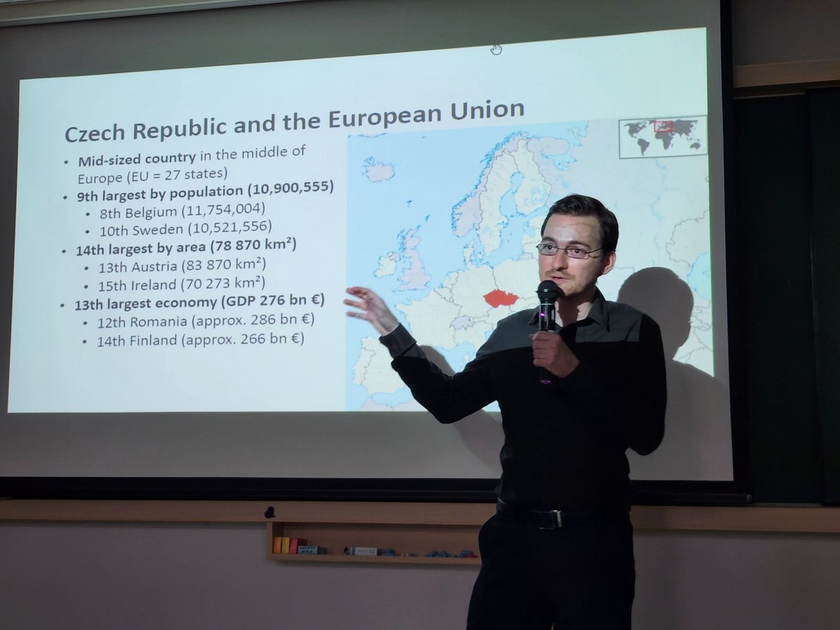 🇹🇼🤝🇨🇿 Our Analyst David Toman, who currently serves as a Visiting Fellow at @INDSRTW, received an invitation from the Wenzao Ursuline University of Languages in #Kaohsiung to deliver 
a lecture titled, '#Czechia: Where Europe Meets Asia,' explaining Prague's #IndoPacific pivot.