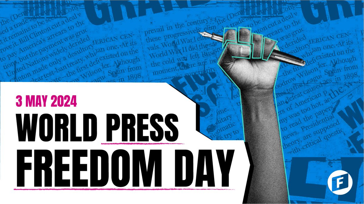 Freedom of expression is the cornerstone of all #humanrights, enabling the exchange of ideas and the formation of opinions. It's inseparable from a #freepress. Safeguarding #mediafreedom and protecting #journalists is crucial to combat #misinformation. #WorldPressFreedomDay