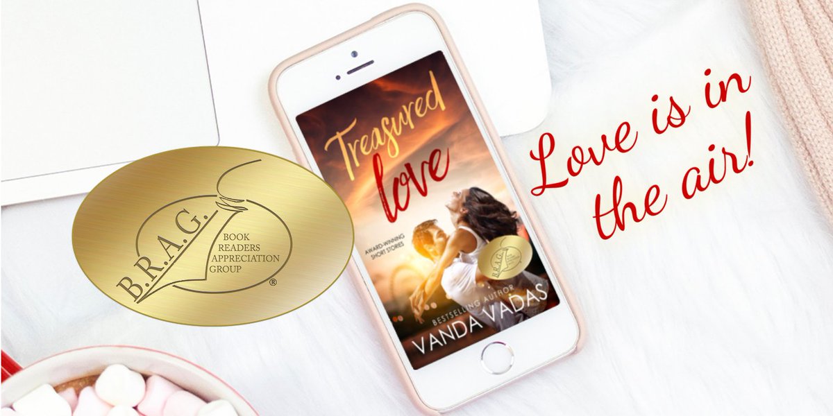💖 Sweeten your day with feel-good fiction.

TREASURED LOVE
💖 ow.ly/B3Gi50RmS0z

#AwardWinning meet cute #romance. Five #shortstories

#AmReadingRomance #RomanceNovels #SweetRomance #Fiction #contemporary #histfic @indiebrag #recommendedreading #IARTG