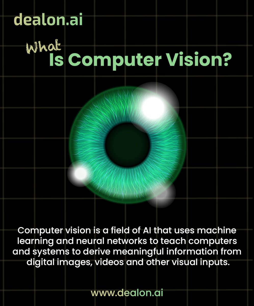 Unlocking the World of Computer Vision:
Discover how AI is revolutionizing visual data analysis and interpretation!

#ComputerVision #AI #Innovation #DealonAI