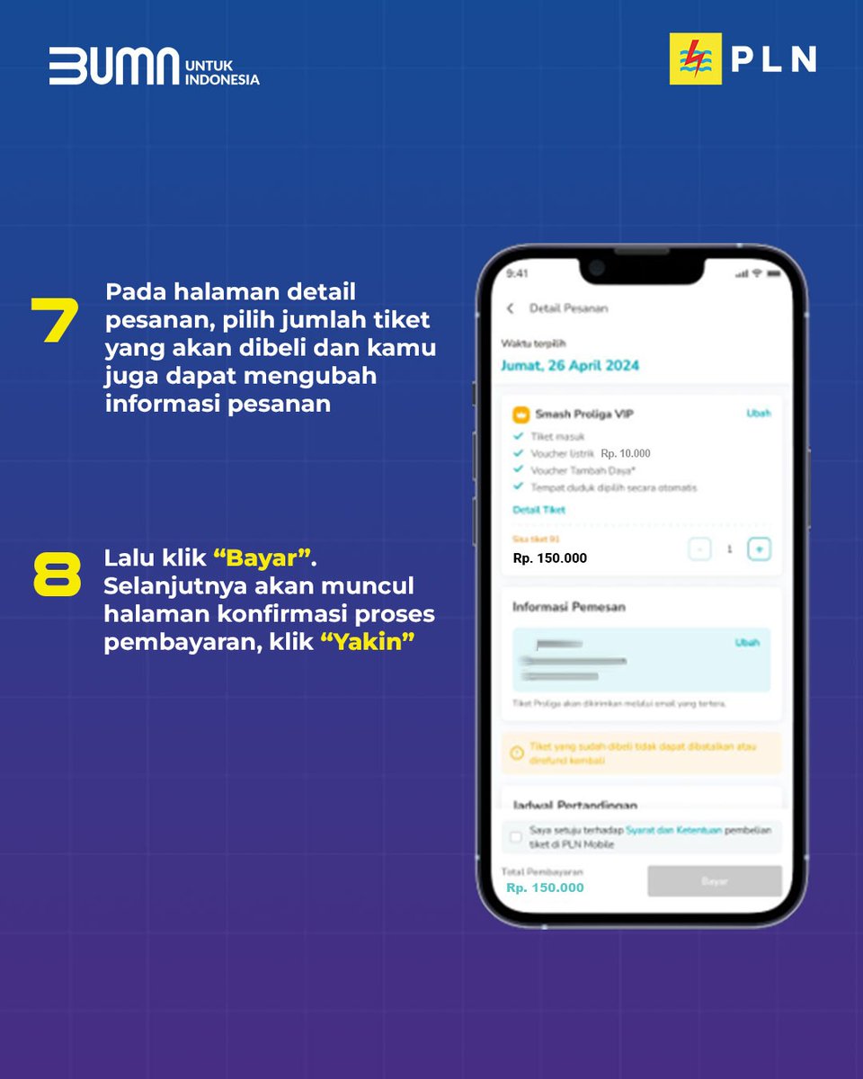 _pln_id's tweet photo. Setiap pembelian tiket, kamu juga akan mendapatkan voucher diskon tambah daya sampai dengan 75% dan voucher listrik.
#PoweredbyPLN #ElectricPLN https://t.co/DHu7CD8nIL