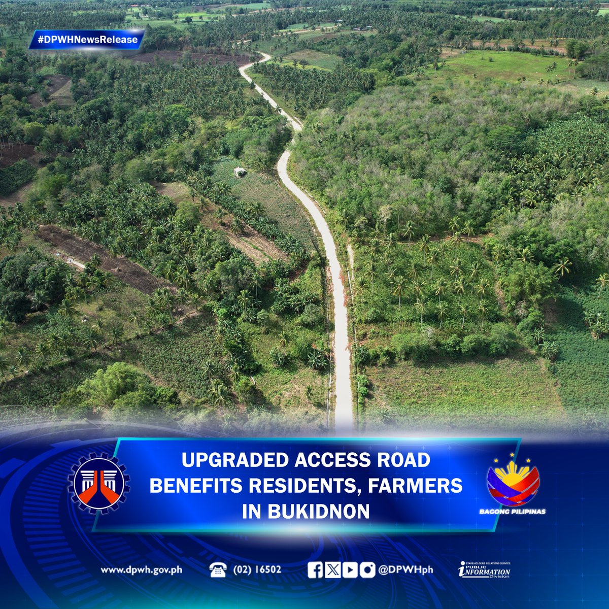 Upgraded Access Road Benefits Residents, Farmers in Bukidnon | Full Story: dpwh.gov.ph/dpwh/news/33534 #DPWH #BuildBetterMore #BagongPilipinas