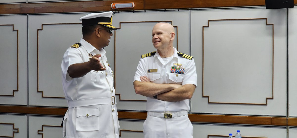 The United States and Bangladesh Navies began Cooperation Afloat Readiness and Training (CARAT) Bangladesh Apr. 22, commemorating the 30th year of the CARAT exercise series.

#AlliesandPartners | #US7thFleet

Read more: ow.ly/JY0N50RmS9N