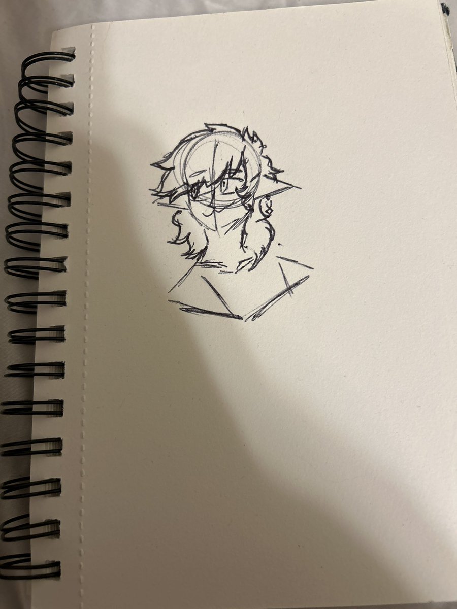 CrimsonAaron's tweet photo. Quick little sketch of my rock smp sona https://t.co/rD6sFMsLGJ