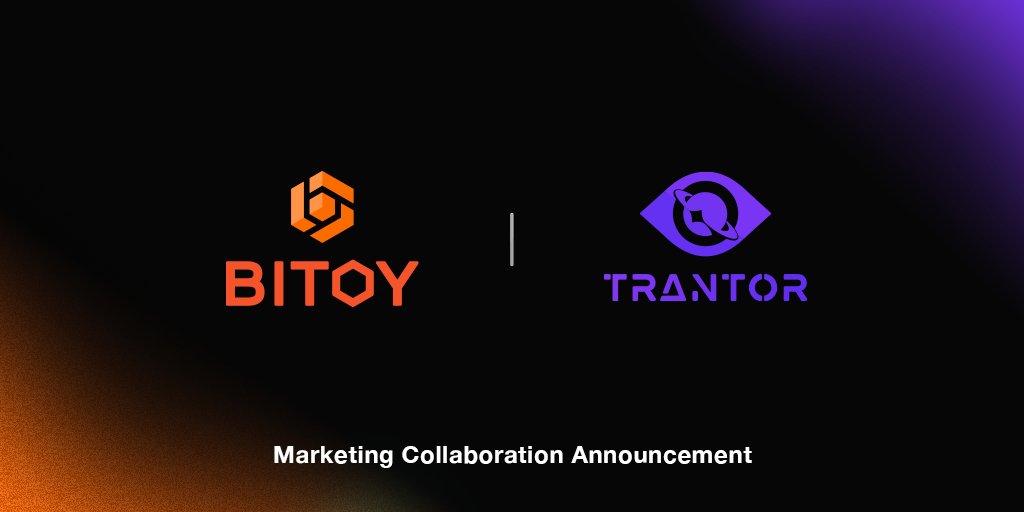 📢「#Bitoy Marketing Announcement」 ✅ We're excited to partner with - #Trantor | @TrantorDAO: A Unified #Web3 Portal Promoting Interconnectivity and Empowered #Decentralized Identities! 📷 Join t.me/BITOY_Official and stay tuned for our upcoming marketing activities.…