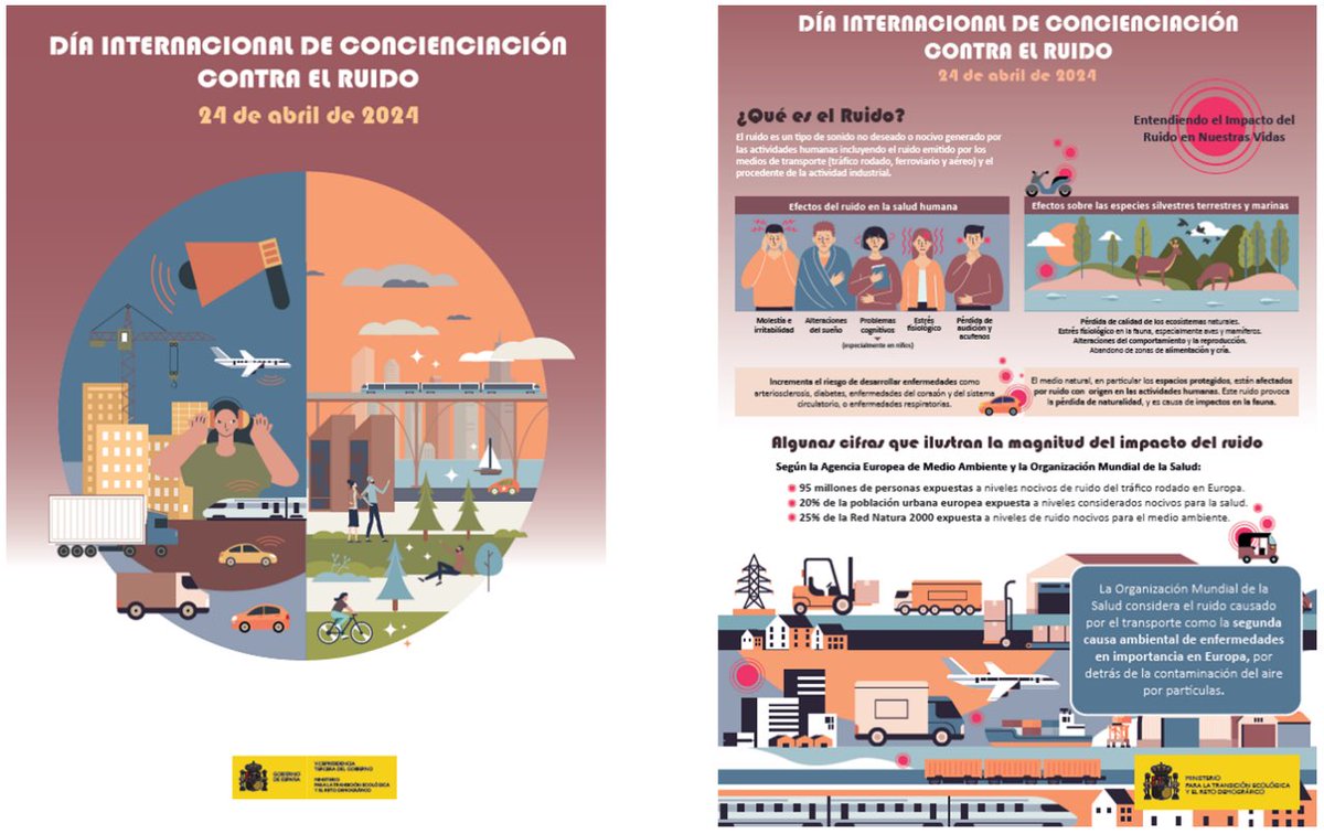 @UNESCO_es @ajeivissa @TrigueroIbiza Día Internacional de concienciación contra el ruido. 24-04-2004. El ruido en exceso vulnera derechos fundamentales. 'EL RUIDO VULNERA DERECHOS FUNDAMENTALES'@mitecogob @ajeivissa 
#ContaminaciónAcústicaVulneraDDFF
miteco.gob.es/es/calidad-y-e…