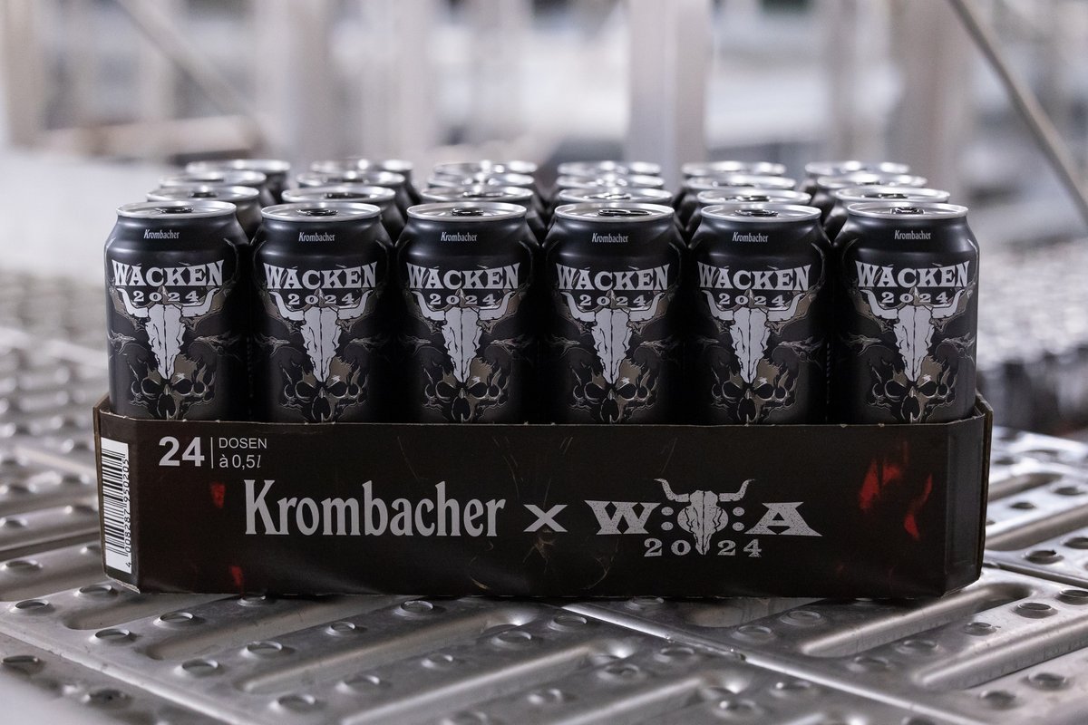 Limited Edition zum Wacken Open Air 2024: Krombacher beschallt Pils mit Heavy Metal-Musik
▶️krombacher.de/standards/pres…