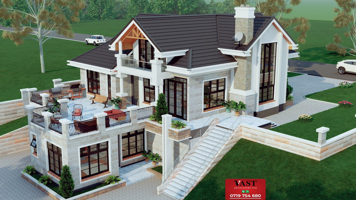 Kakamega villa.
Residential Proposal on a sloppy Terrain. #tujengeushago
5-Bedroom ,all ensuite with an Attic.
Get in touch: 
📳Call/WhatsApp: 0719 754680
 #architecturedesign #architecture  #floor #interiorstyling #marketing #business #entrepreneur #roofingexperts  #interior