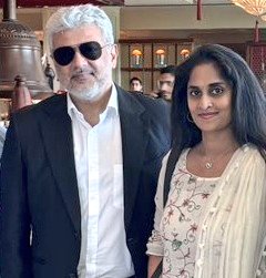 #Ajithkumar & #ShaliniAjithkumar celebrating their 24th wedding anniversary at Leela Palace, today ❤️❤️