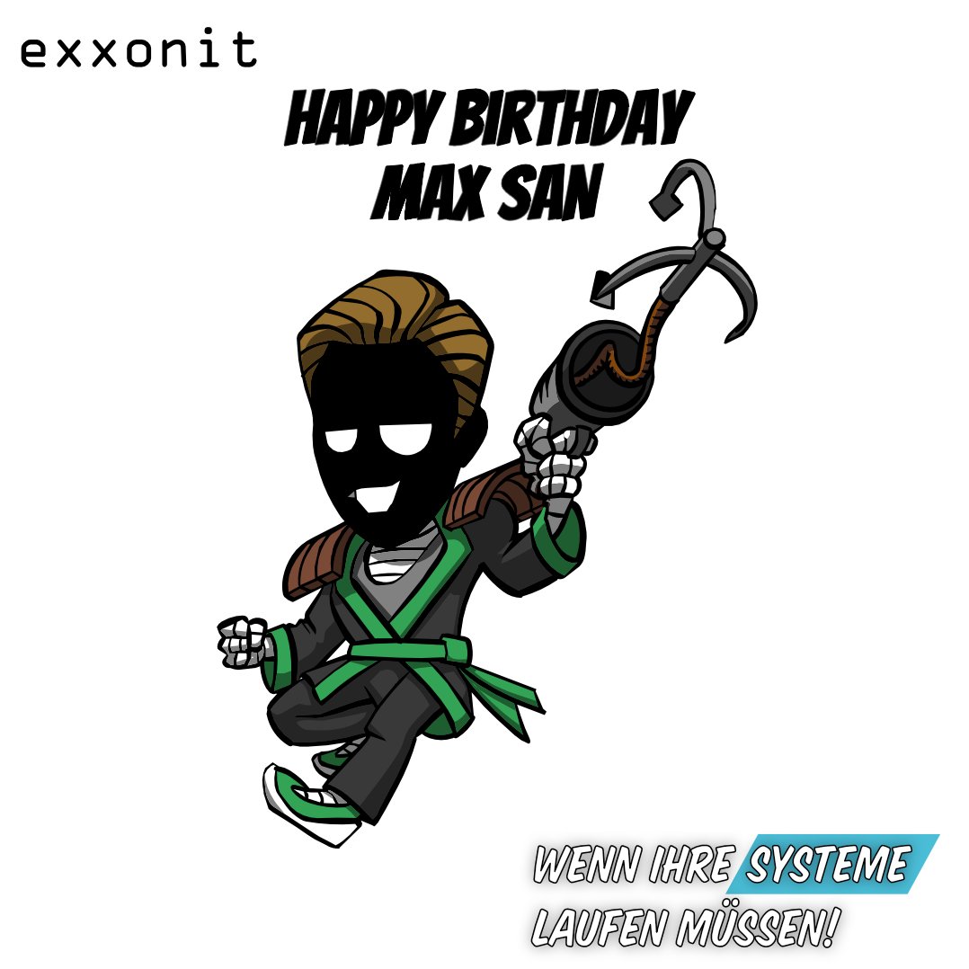 Happy Birthday Max San! #Ninja #Team #exxonit