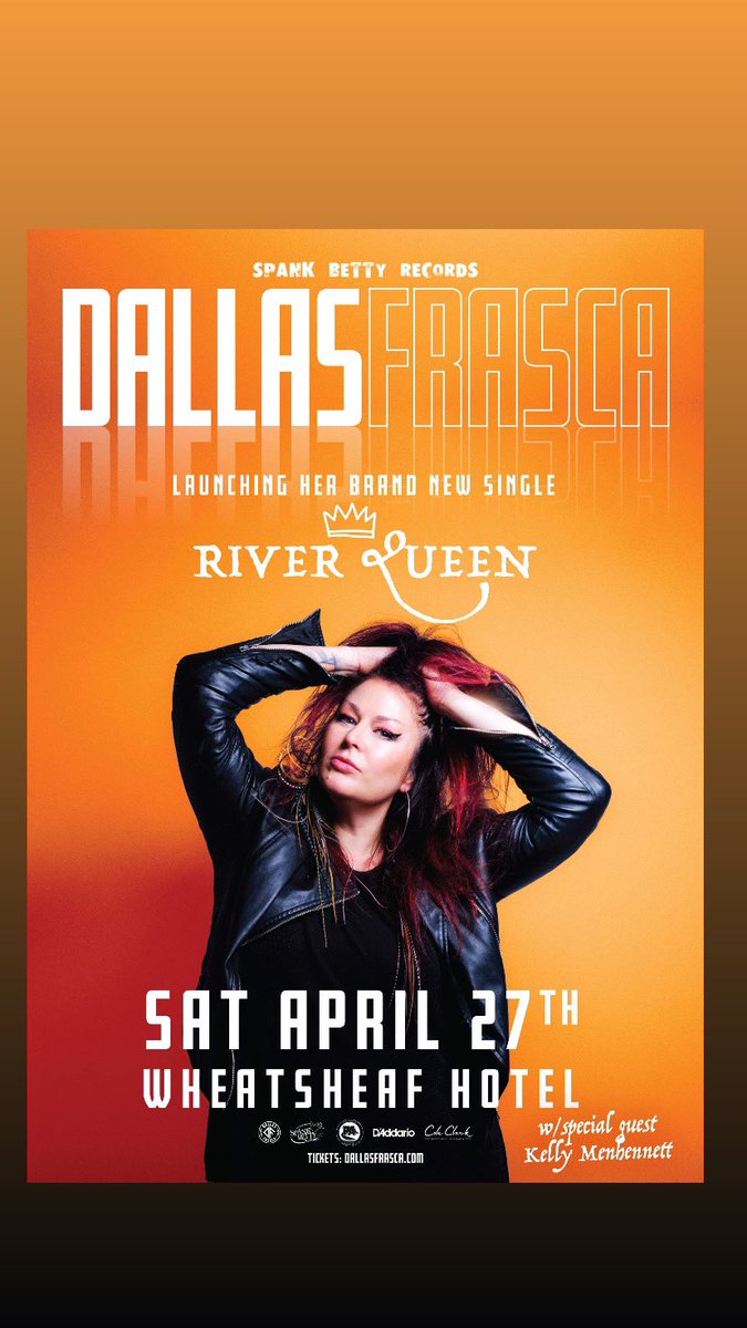TheWheaty's tweet photo. THIS WEEK AT THE WHEATY!

SATURDAY THE 27TH

DALLAS FRASCA (VIC) 'RIVER QUEEN' TOUR + KELLY MENHENNETT

7:30PM - DOORS

TIX - $30 + BF @ OZTIX - $35 ON THE DOOR

#thewheaty #wheatybands #dallasfrasca #kellymenny https://t.co/B3nR8dJCwl
