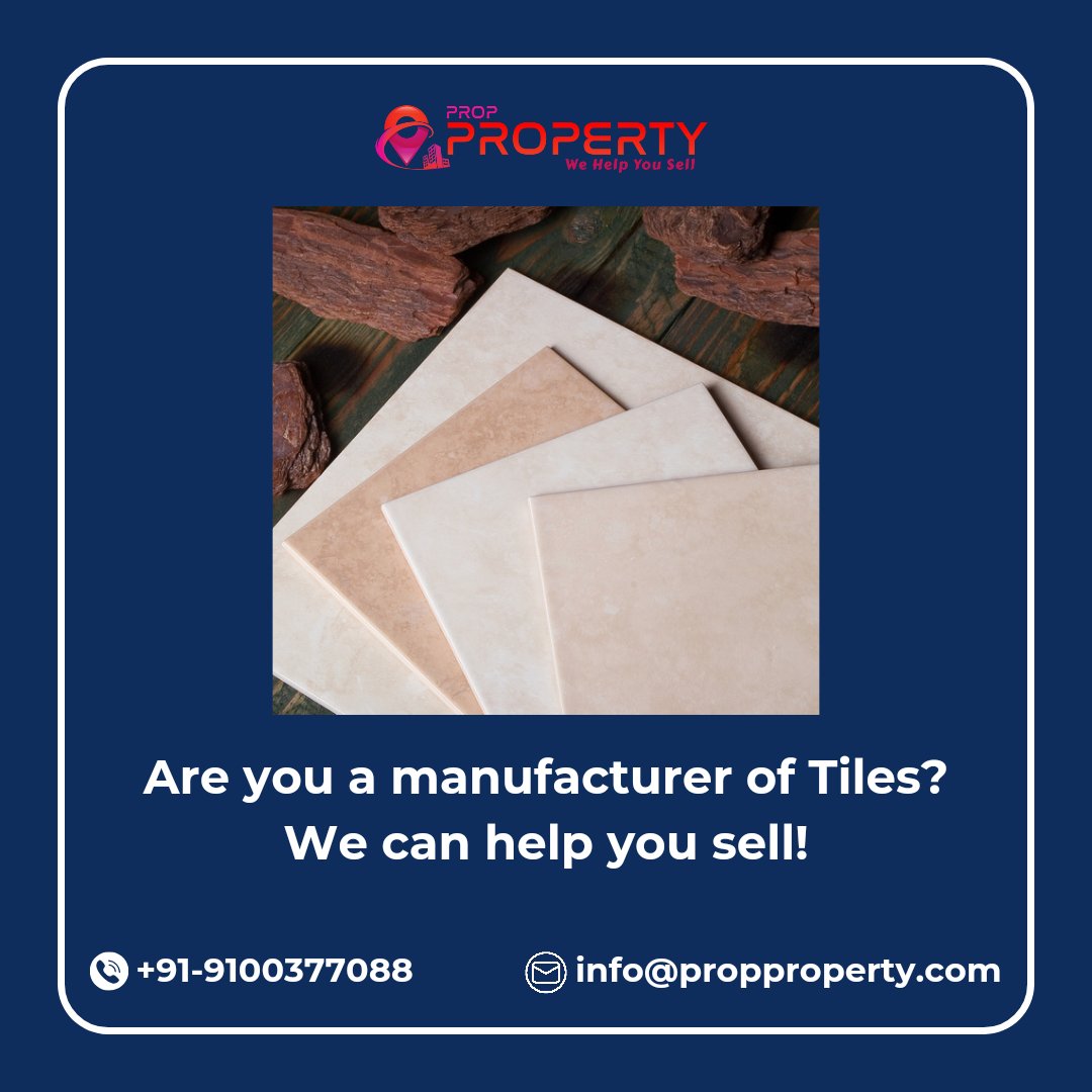 🏗️ Looking for quality tiles directly from manufacturers? Look no further! #Propproperty is your one-stop online marketplace for buying and selling #ConstructionMaterials straight from the source. Explore our wide range of tiles today!  #DirectFromManufacturers #TilesForSale