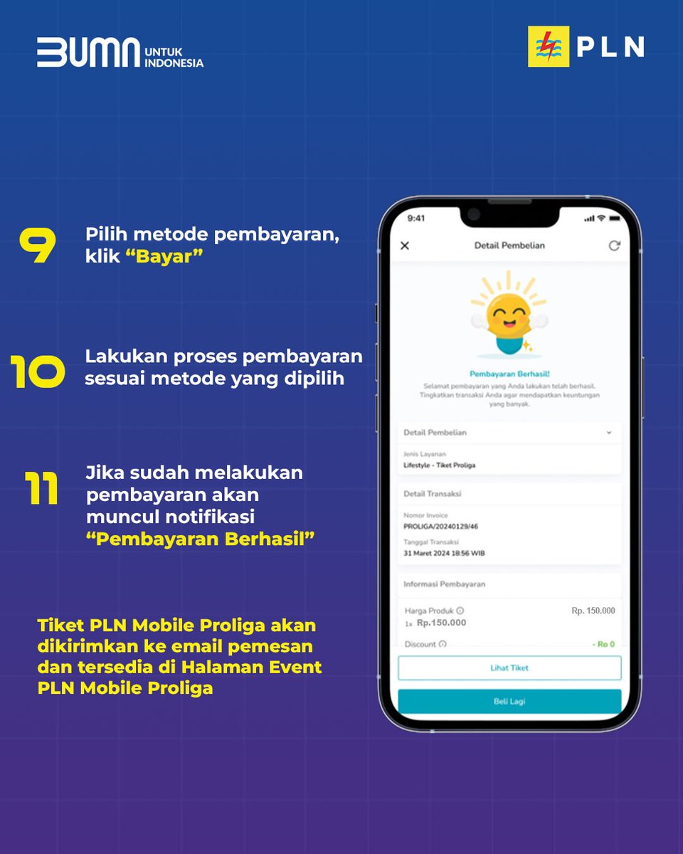 _pln_id's tweet photo. Setiap pembelian tiket, kamu juga akan mendapatkan voucher diskon tambah daya sampai dengan 75% dan voucher listrik.
#PoweredbyPLN #ElectricPLN https://t.co/DHu7CD8nIL