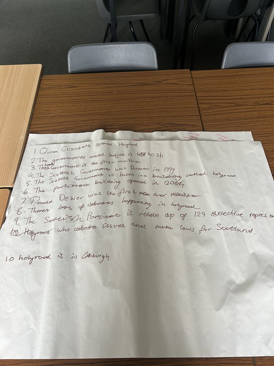 MissCraigMod's tweet image. 2C were human photocopiers yesterday as they found out facts about the Scottish Parliament! Fab team work skills from the whole class! @KAhumanities