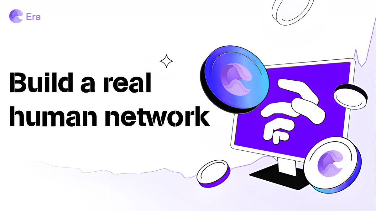 🌐As #Era's social #incentive programme, #EraNetwork is launched  with the aim of building a global #Web3 network of real users, through Proof of Device Uniqueness (PDU) and Proof of Personhood (PoP) where people can verify their #digitalIdentities and receive a reward based on…