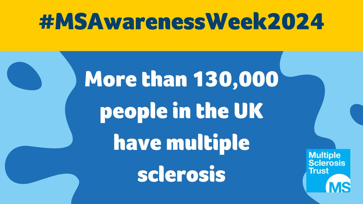 #MSAwarenessWeek2024 runs from 22 - 28 April. People with Multiple Sclerosis may require support from Speech and Language Therapy with changes to their speech, swallowing and saliva management.