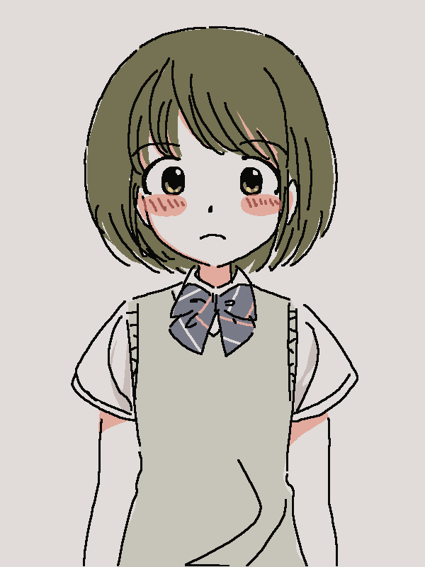 「」|⌒ ⌢のイラスト