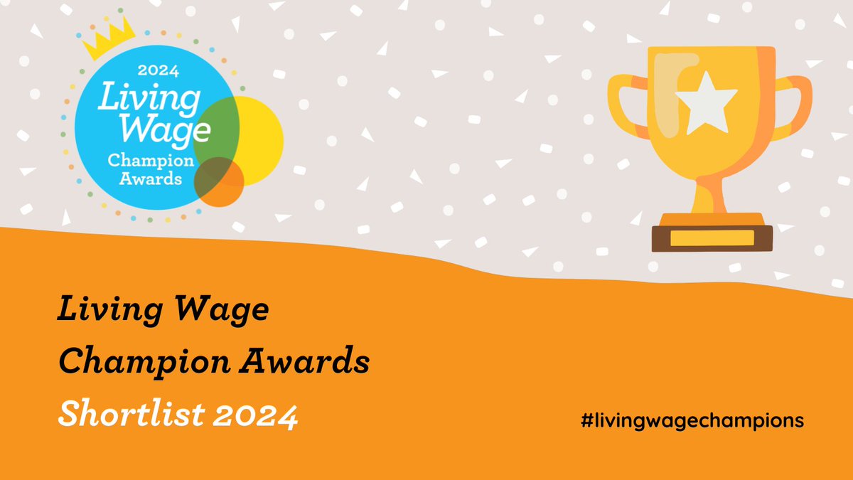 📢 We can now announce the Living Wage Champion Awards 2024 shortlist! 🎖️ The winners will be announced at a ceremony @Techniquest in Cardiff on 11 July. 🤞 Good luck everyone! See the full shortlist 👉 ow.ly/96K650RlWTZ #livingwage #livingwagechampions #cardiff #wales