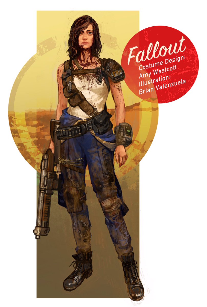 Here’s our pal Lucy from #Fallout . These are costume illustrations for ...