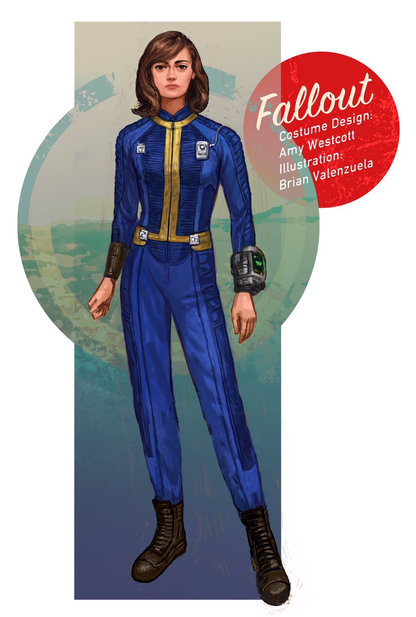Here’s our pal Lucy from #Fallout . These are costume illustrations for ...