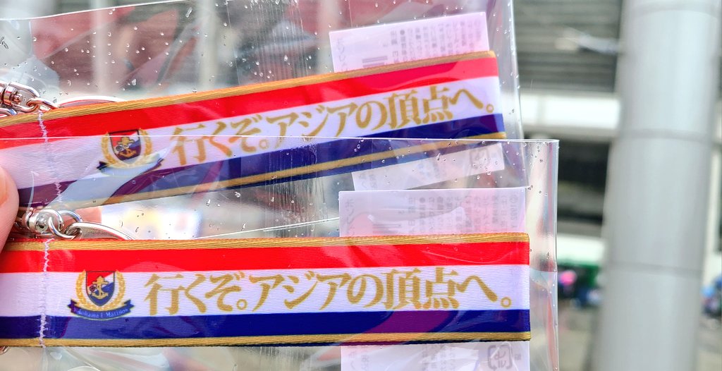 このキーホルダー良いね😊🇫🇷
行くぞ！アジアの頂点へ！🇫🇷🏆✨
#fmarinos