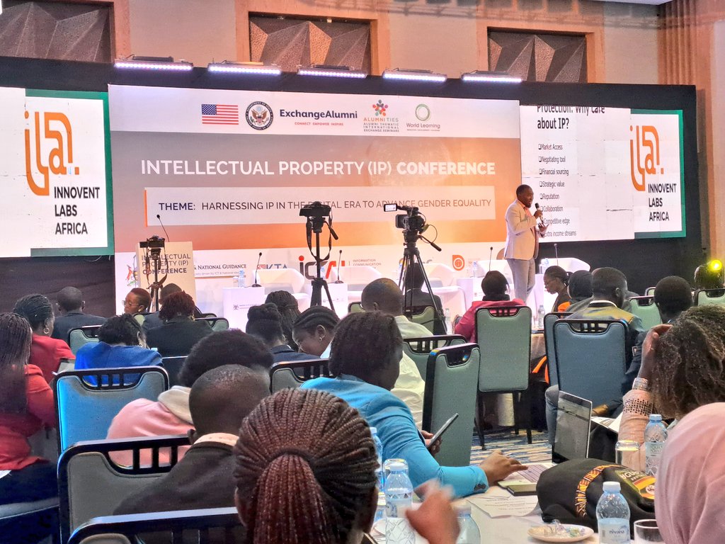 Patrick J Mugisha on why innovators should care about Intellectual Property... 🔸️Market access 🔸️Negotiating tool 🔸️Financial sourcing 🔸️Strategic value 🔸️Reputation 🔸️Collaboration 🔸️Competitive edge 🔸️Extra income streams. #IPConferenceUG #LearnIPWithShirley